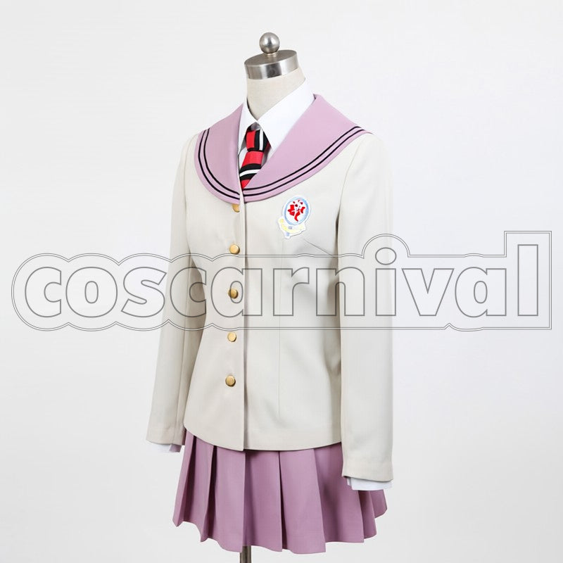 Moriyama Izumo Kamiki True Cross Academy Girls cosplay costume from Blue Exorcist Shiemi, front view 2