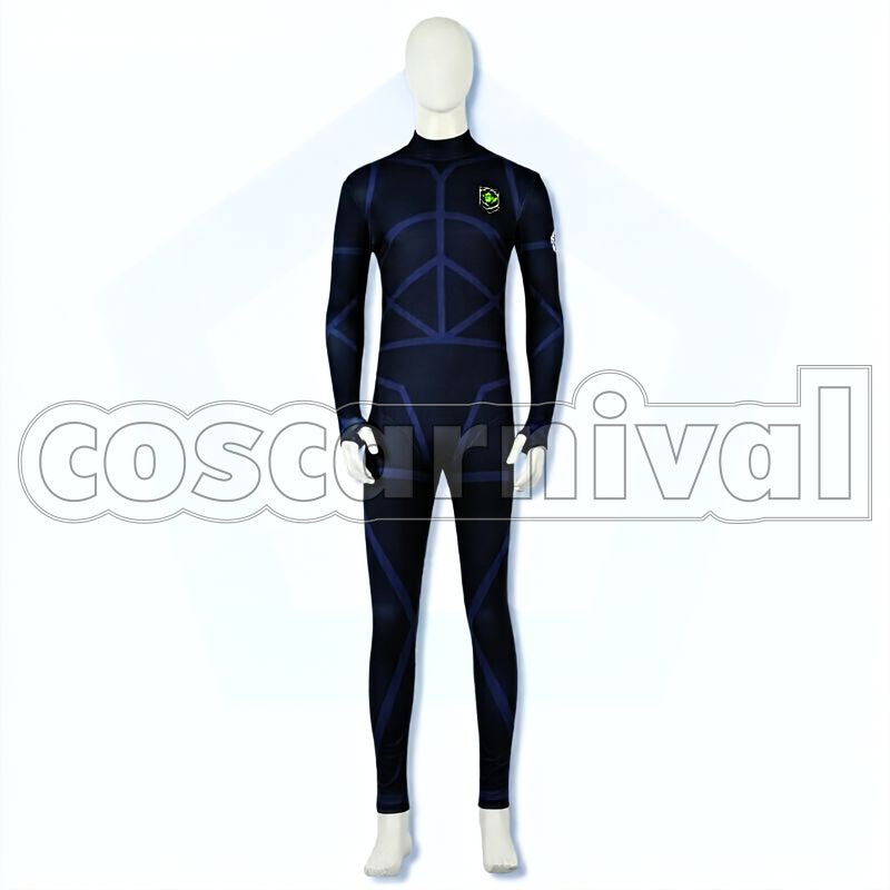 Practice Uniform Customizable Number & Name Cosplay cosplay costume from Blue Lock, front view 3
