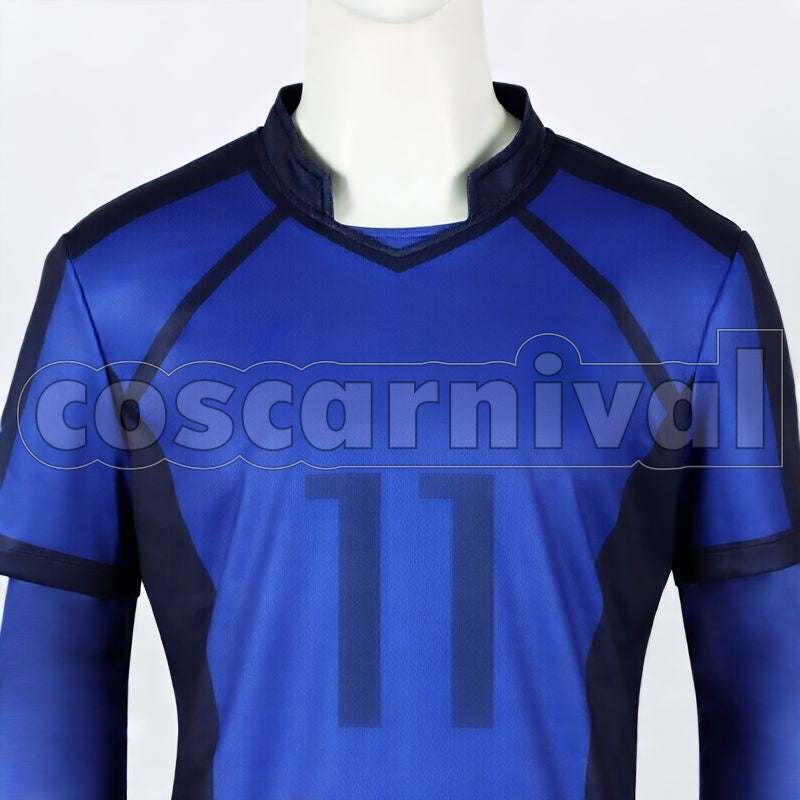 Uniform Customizable Number & Name Cosplay cosplay costume from Blue Lock, detail-3