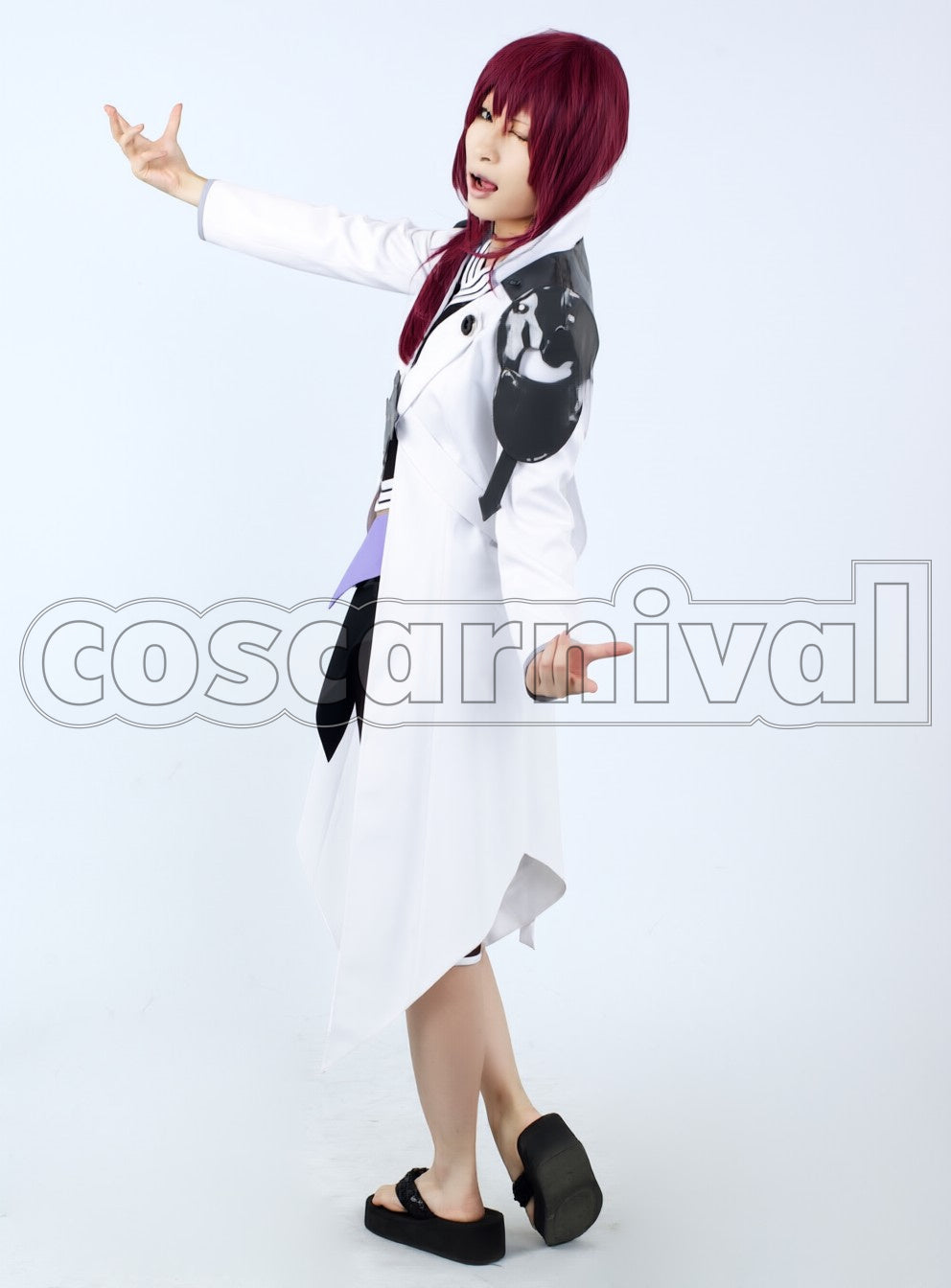 Sanada Ten Braves Kamanosuke Yuri cosplay costume from Brave10, side view 3