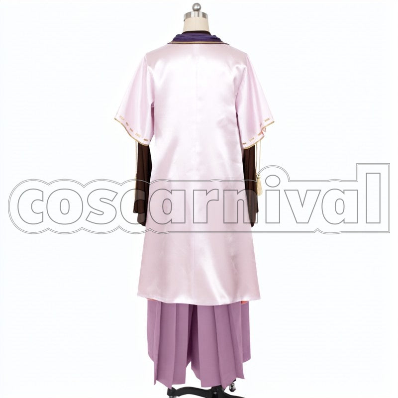 Hakushu Kitahara cosplay costume from Bungo and Alchemist, back view