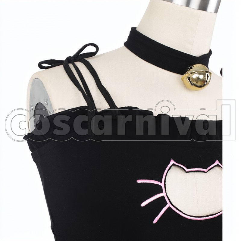 Open-Cup Bra Underwear cosplay costume from Cat, detail-1