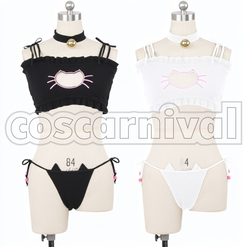 Open-Cup Bra Underwear cosplay costume from Cat, front view