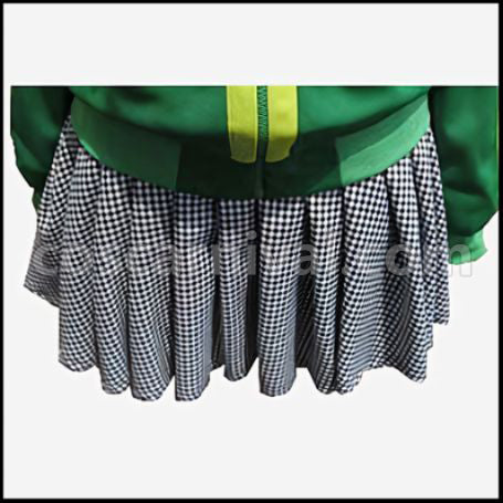 Persona 4 Chie Satonaka Cosplay Costume coscarnival - Back View