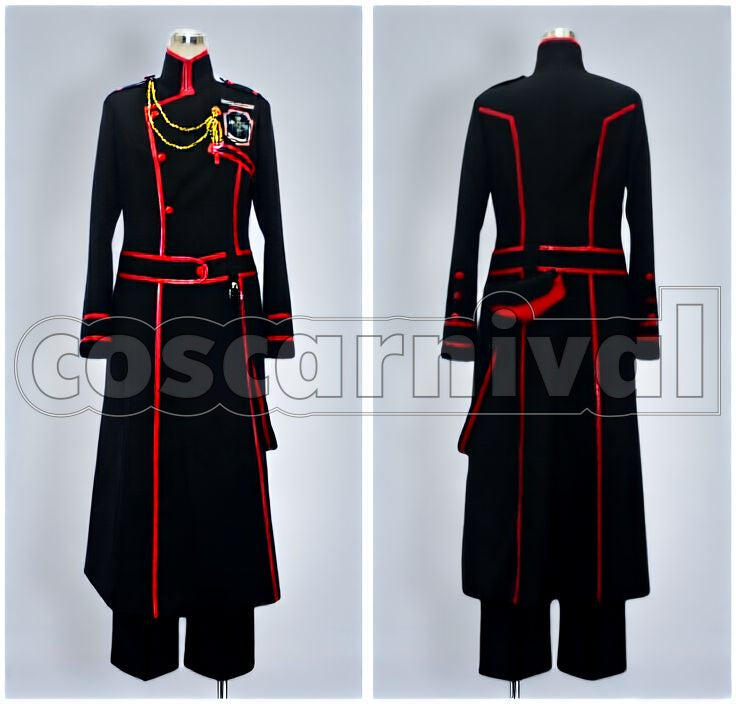Kanda New Black Order Uniform Cosplay cosplay costume from D.Gray-man Yu, front view 2