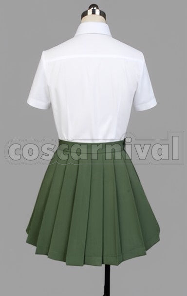Despair Academy Mahiru Koizumi cosplay costume from Danganronpa 2 Goodbye, back view 2