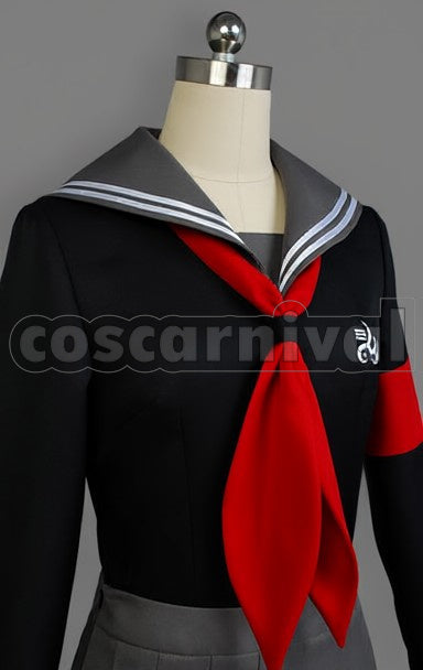 Despair Academy Peko Pekoyama cosplay costume from Danganronpa 2 Goodbye, detail-1