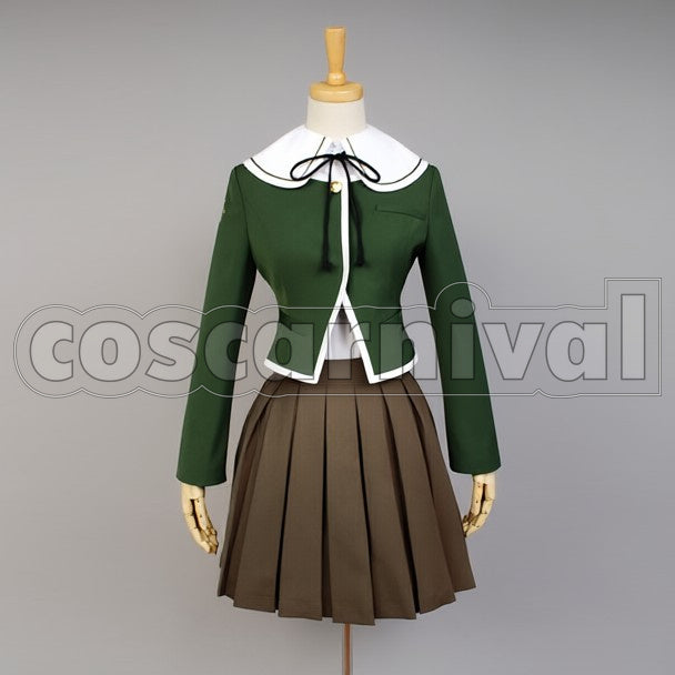 Chihiro Fujisaki cosplay costume from Danganronpa, front view