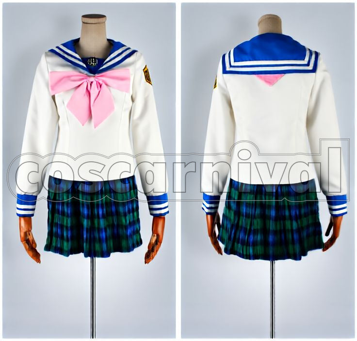 Happy Havoc Sayaka Maizono Cosplay cosplay costume from Danganronpa: Trigger, detail 1 view 1