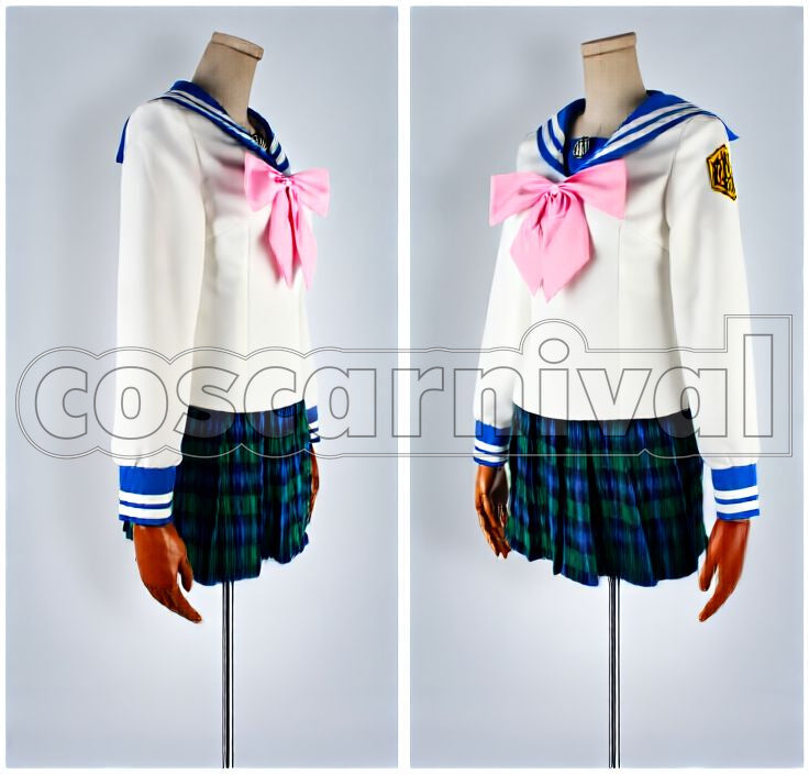 Happy Havoc Sayaka Maizono Cosplay cosplay costume from Danganronpa: Trigger, detail 2 view 1