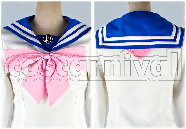 Happy Havoc Sayaka Maizono Cosplay cosplay costume from Danganronpa: Trigger, detail 1 view 2
