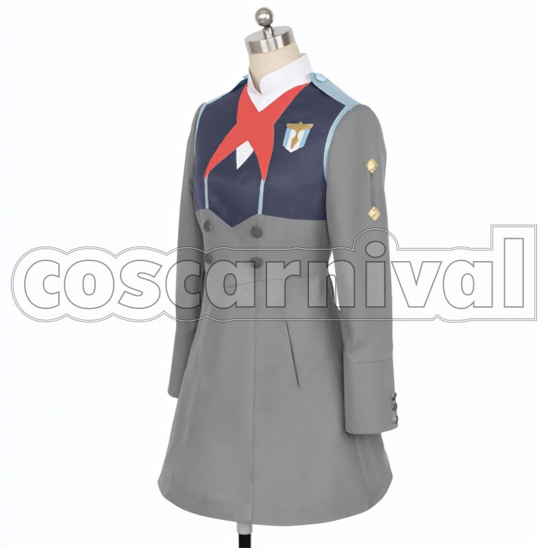 FRANXX CODE: 015 Ichigo DarliFra cosplay costume from DARLING in the, side view 2