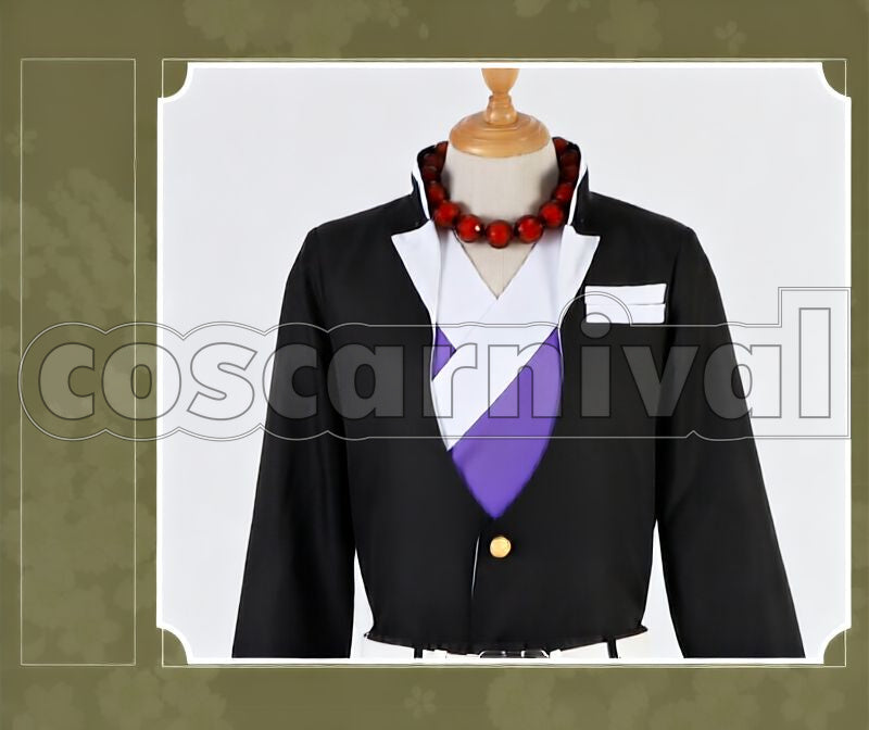 Kimetsu no Yaiba Stone Hashira Gyomei Himejima Demon Slayer Corps Uniform Cosplay cosplay costume from Demon Slayer:, front view 3