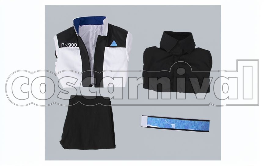 Human RK900 Connor Cosplay cosplay costume from Detroit: Become, set view