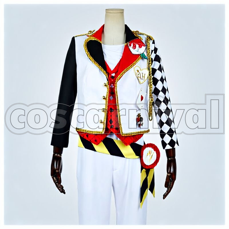 Trappola Heartslabyul Dorm Uniform Cosplay cosplay costume from Disney Twisted-Wonderland Ace, front view 1
