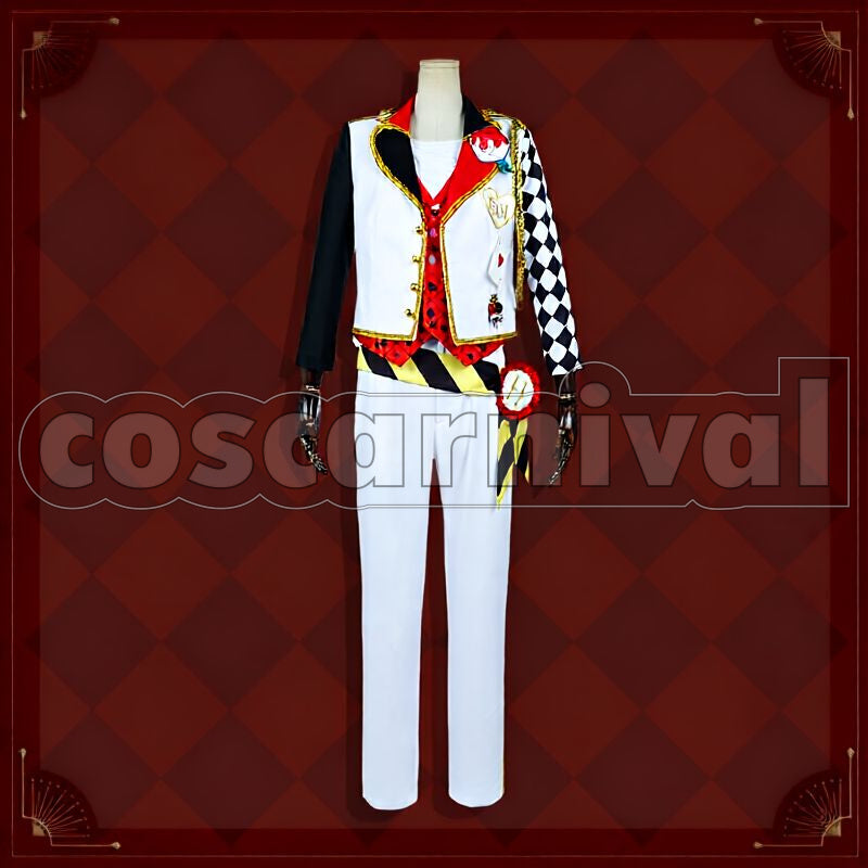 Trappola Heartslabyul Dorm Uniform Cosplay cosplay costume from Disney Twisted-Wonderland Ace, front view 2
