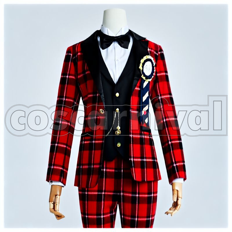 Trappola Suitor Suit Cosplay cosplay costume from Disney Twisted-Wonderland Ace, front view 1