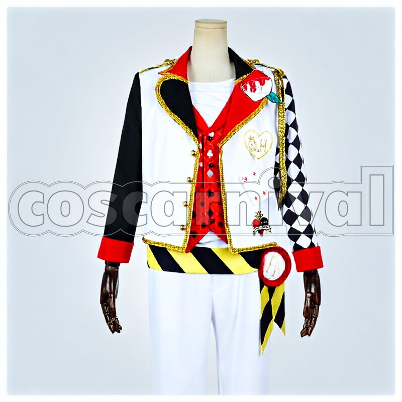 Diamond Heartslabyul Dorm Uniform Cosplay cosplay costume from Disney Twisted-Wonderland Cater, front view 1