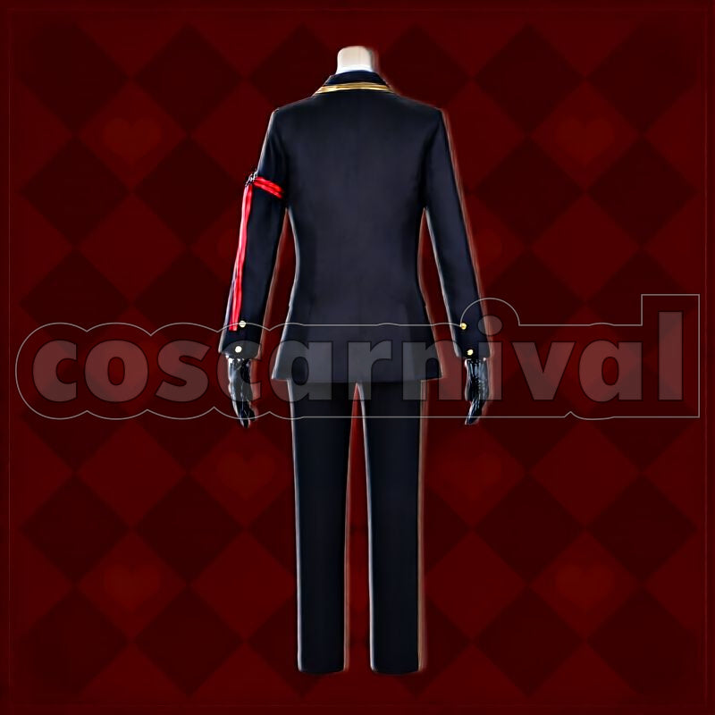 Diamond Heartslabyul School Uniform Cosplay cosplay costume from Disney Twisted-Wonderland Cater, back view 1
