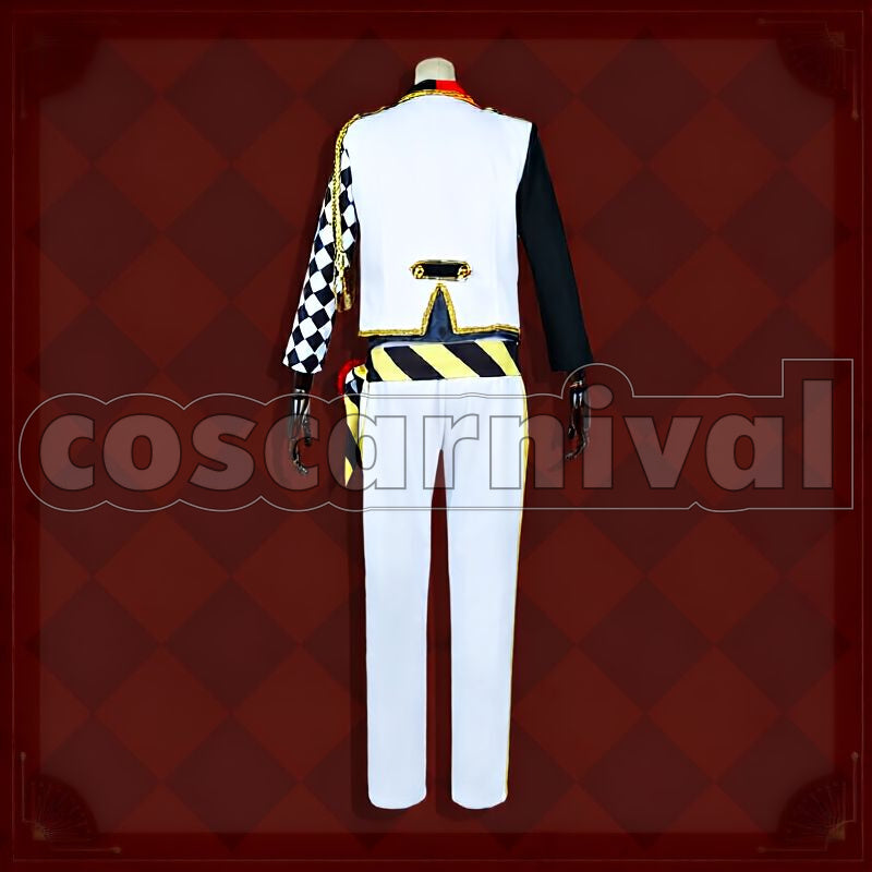 Spade Heartslabyul Dorm Uniform Cosplay cosplay costume from Disney Twisted-Wonderland Deuce, back view