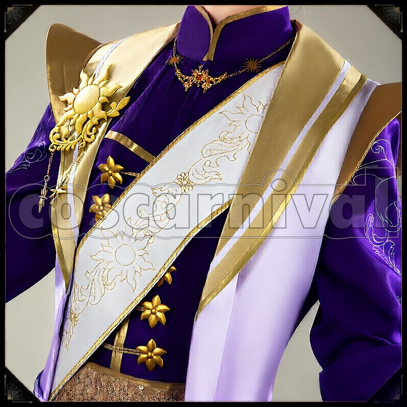 Spade Night Sky's Chiffon Cosplay cosplay costume from Disney Twisted-Wonderland Deuce, detail-1