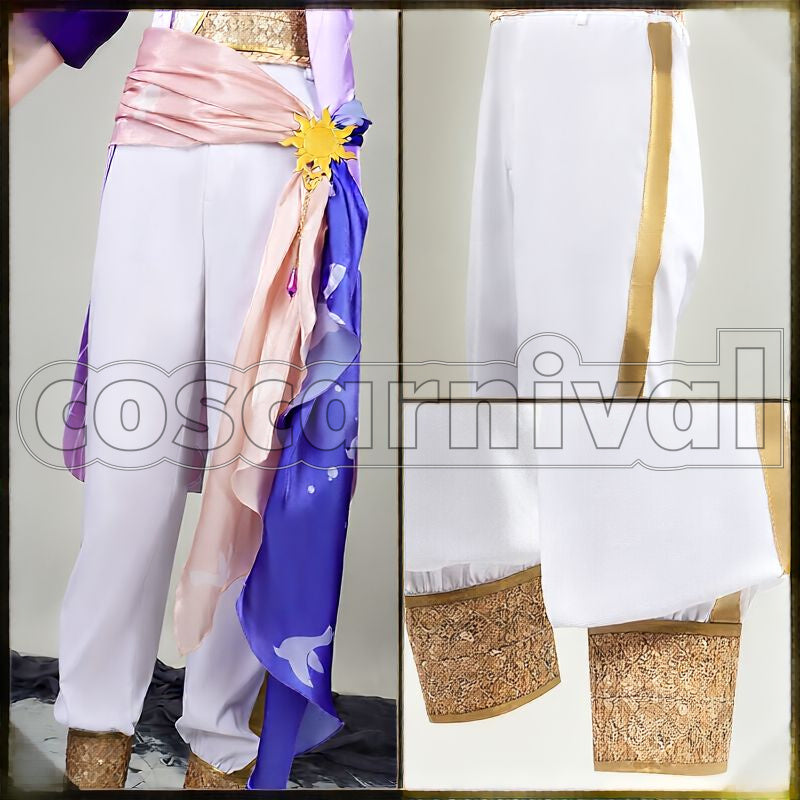 Spade Night Sky's Chiffon Cosplay cosplay costume from Disney Twisted-Wonderland Deuce, detail-9