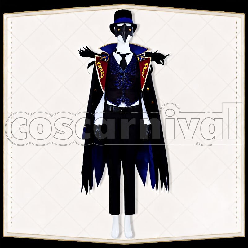 Crowley Cosplay cosplay costume from Disney Twisted-Wonderland Dire, front view 2