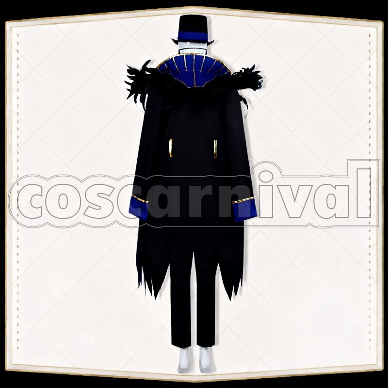 Crowley Cosplay cosplay costume from Disney Twisted-Wonderland Dire, back view