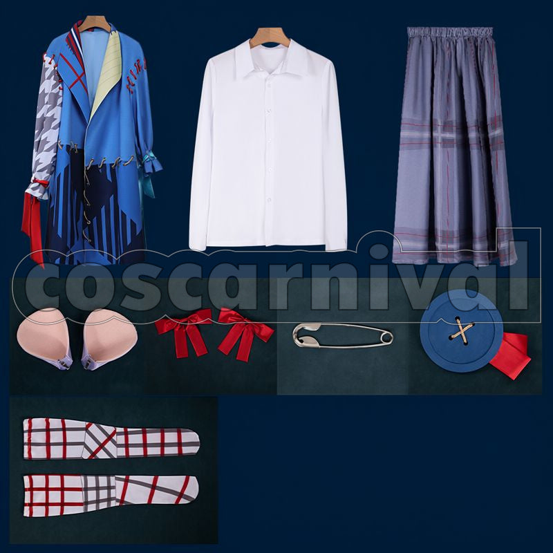 Felmier Big Check Cosplay cosplay costume from Disney Twisted-Wonderland Epel, set view