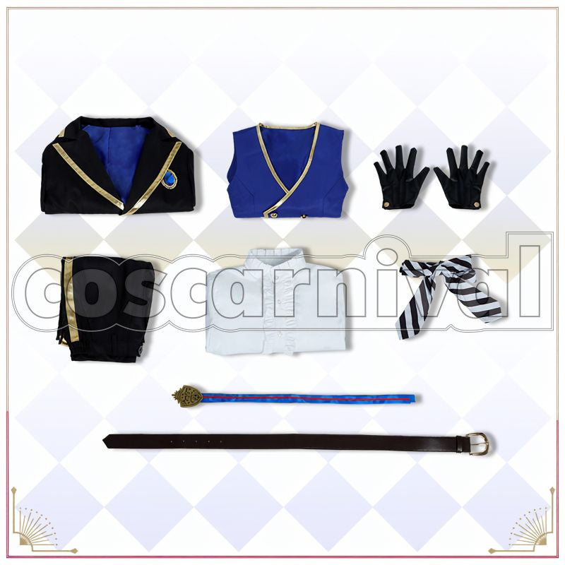 Felmier Pomefiore School Uniform Cosplay cosplay costume from Disney Twisted-Wonderland Epel, set view