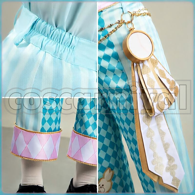 Leech White Rabbit Fest Rabbit Costume Cosplay cosplay costume from Disney Twisted-Wonderland Floyd, detail-3