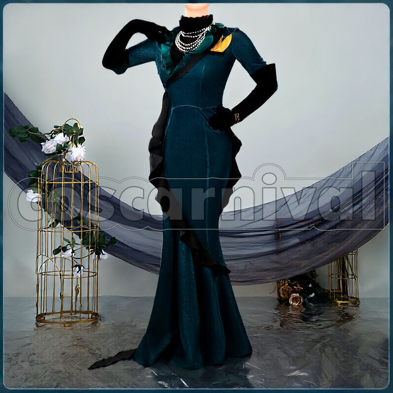 Leech Coral Sea Cosplay cosplay costume from Disney Twisted-Wonderland Georgina, front view 3