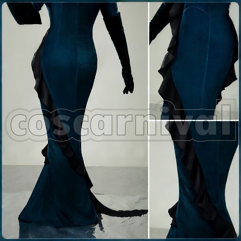 Leech Coral Sea Cosplay cosplay costume from Disney Twisted-Wonderland Georgina, side view