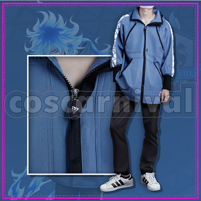 Shroud Ignihyde School Uniform Cosplay cosplay costume from Disney Twisted-Wonderland Idia, front view 2