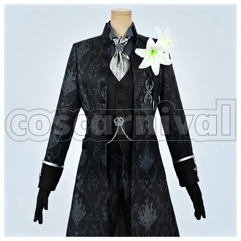 Shroud Suitor Suit Cosplay cosplay costume from Disney Twisted-Wonderland Idia, front view 1