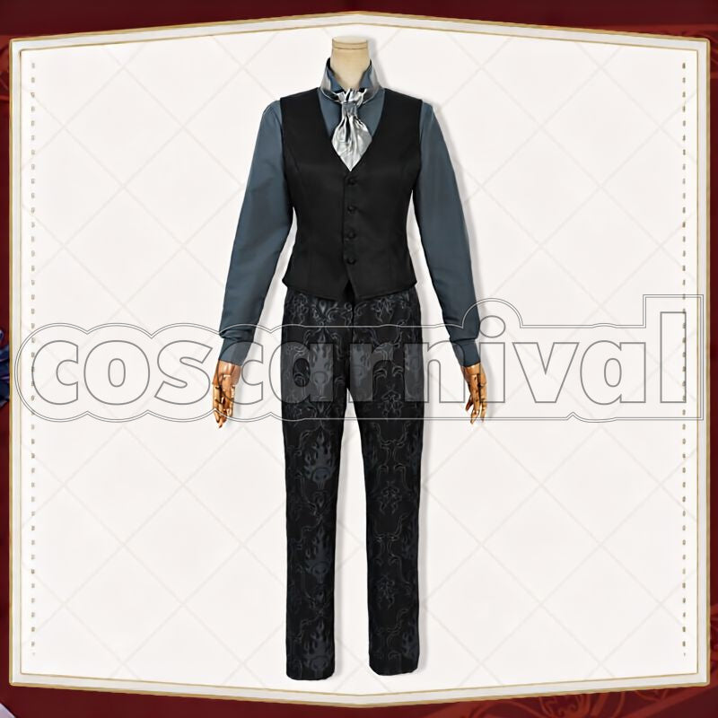 Shroud Suitor Suit Cosplay cosplay costume from Disney Twisted-Wonderland Idia, front view 5