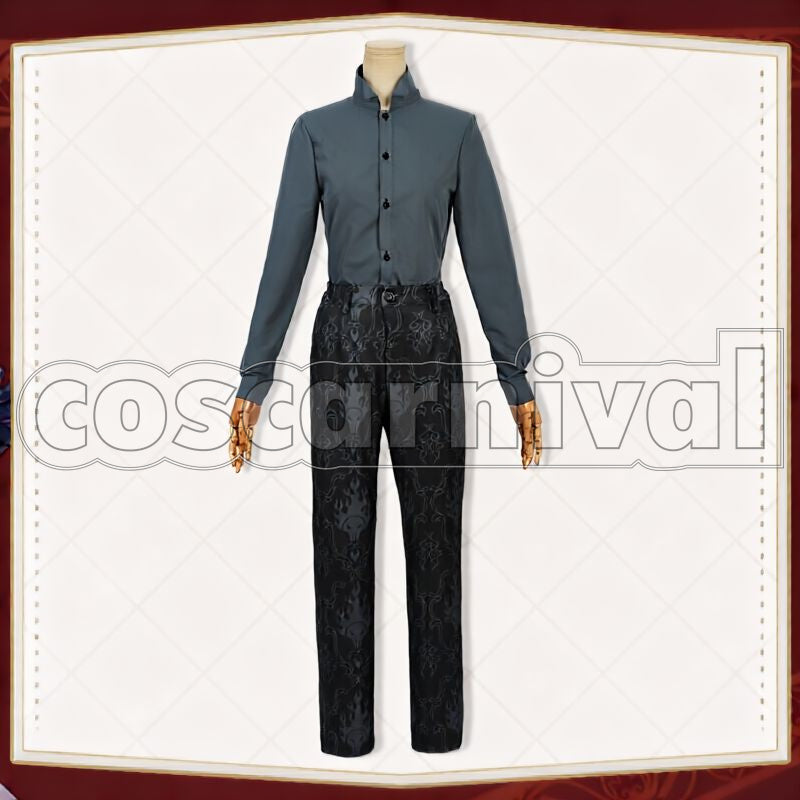 Shroud Suitor Suit Cosplay cosplay costume from Disney Twisted-Wonderland Idia, front view 6