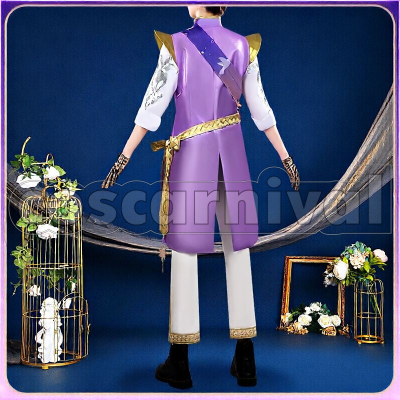 Howl Night Sky's Chiffon Cosplay cosplay costume from Disney Twisted-Wonderland Jack, back view 1