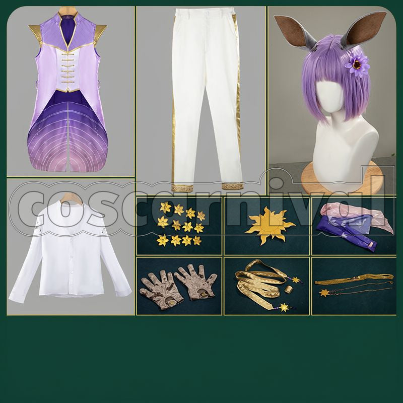 Howl Night Sky's Chiffon Cosplay cosplay costume from Disney Twisted-Wonderland Jack, set view