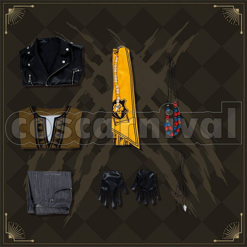 Howl Savanaclaw Dorm Uniform Cosplay cosplay costume from Disney Twisted-Wonderland Jack, set view