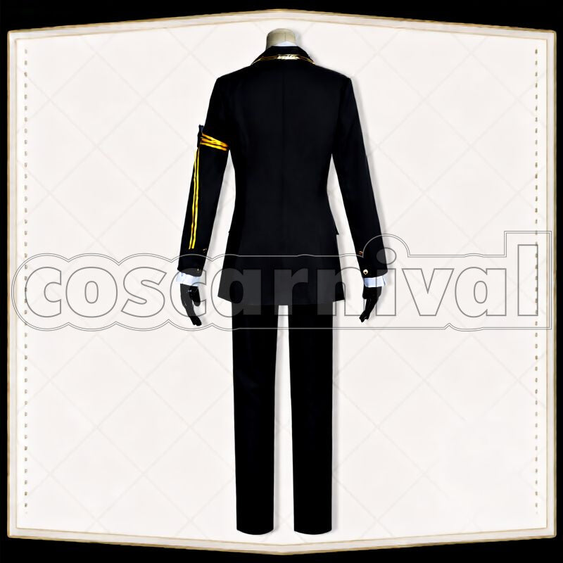 Howl Savanaclaw School Uniform Cosplay cosplay costume from Disney Twisted-Wonderland Jack, back view