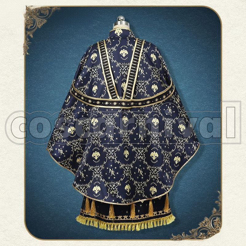 Viper Birthday Bloom Cosplay cosplay costume from Disney Twisted-Wonderland Jamil, back view 1