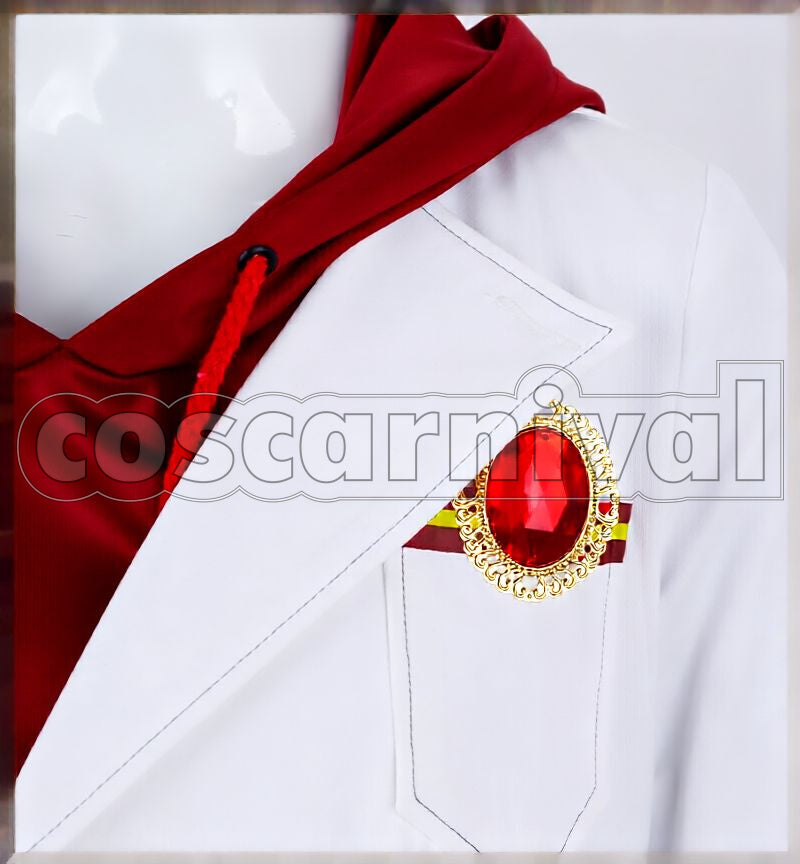 Viper Lab Coat Cosplay cosplay costume from Disney Twisted-Wonderland Jamil, detail-1