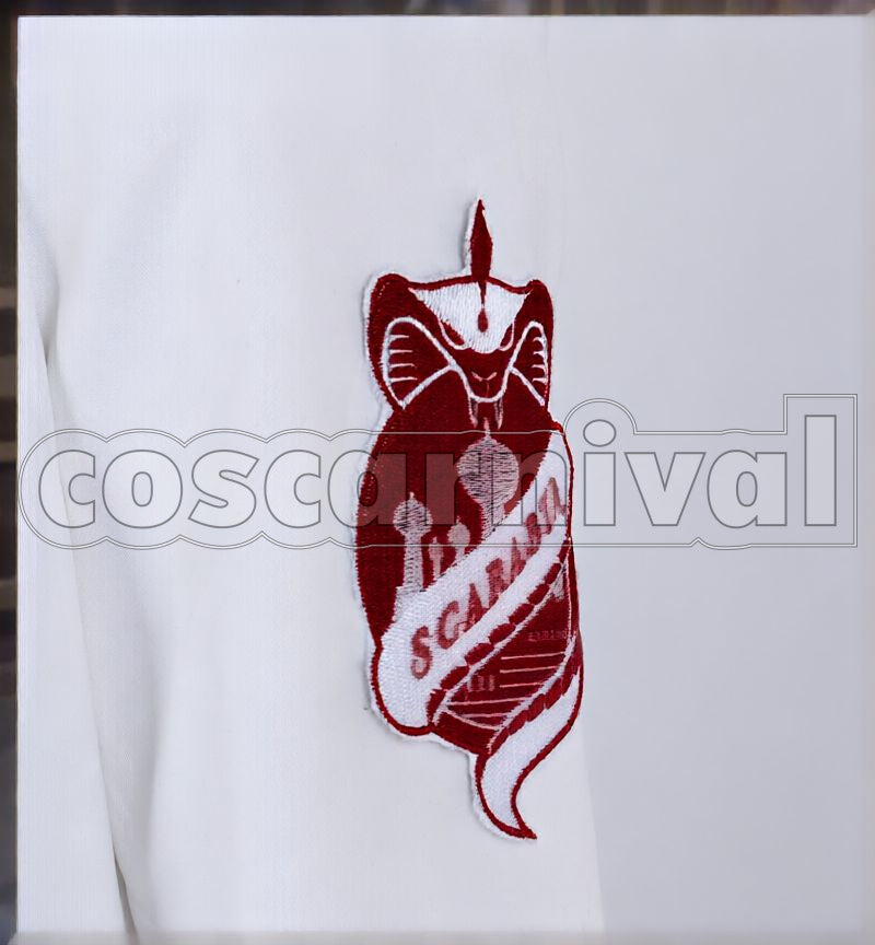 Viper Lab Coat Cosplay cosplay costume from Disney Twisted-Wonderland Jamil, detail-2