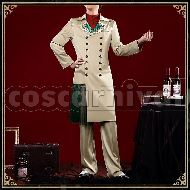 Viper Shaftlands' Tapis Rouge Cosplay cosplay costume from Disney Twisted-Wonderland Jamil, front view 2