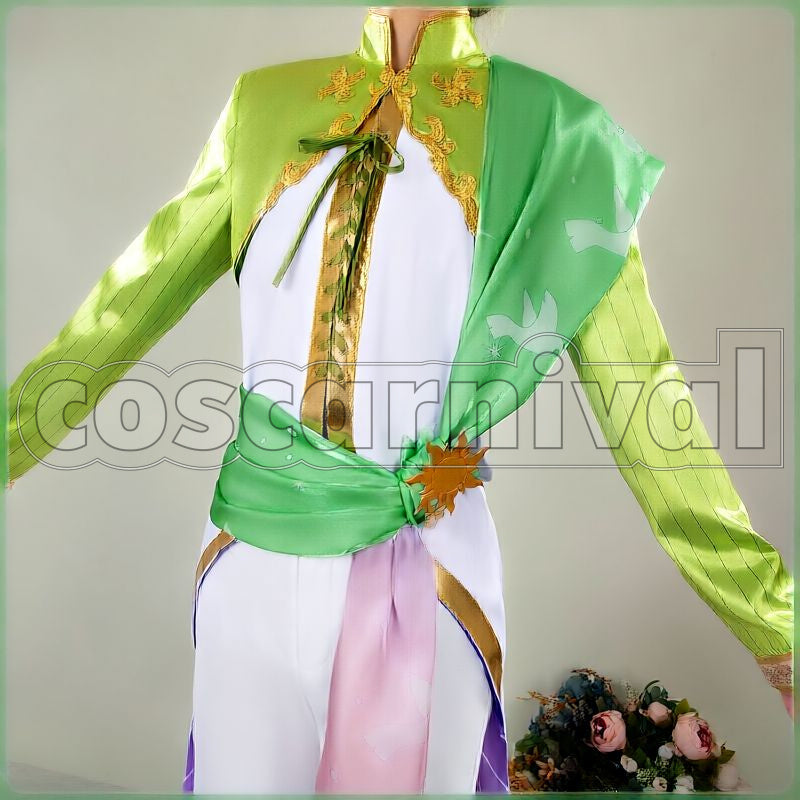 Al-Asim Night Sky's Chiffon Cosplay cosplay costume from Disney Twisted-Wonderland Kalim, front view 5
