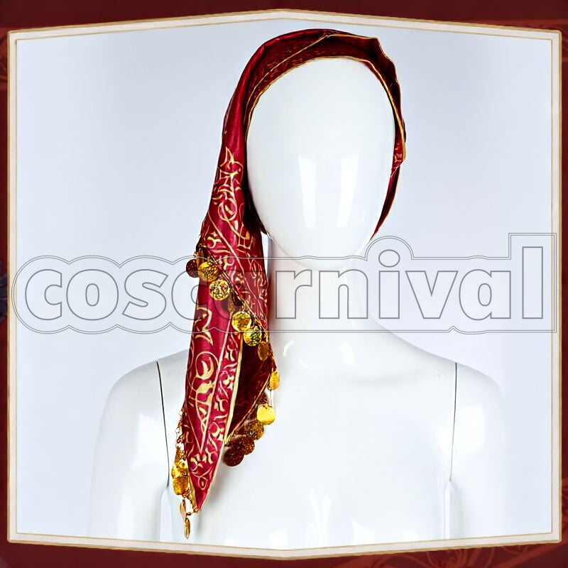 Al-Asim Scarabia Werewolf Cosplay cosplay costume from Disney Twisted-Wonderland Kalim, accessory view 2
