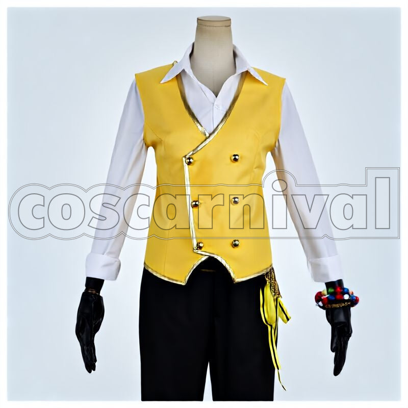 Kingscholar Savanaclaw School Uniform Cosplay cosplay costume from Disney Twisted-Wonderland Leona, front view 1