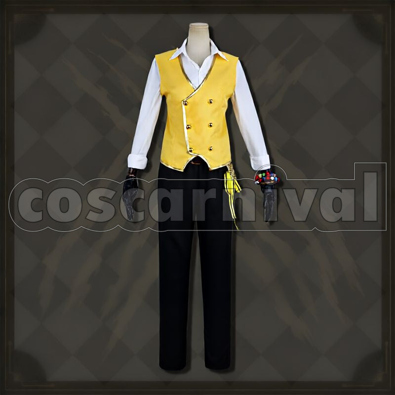 Kingscholar Savanaclaw School Uniform Cosplay cosplay costume from Disney Twisted-Wonderland Leona, front view 2