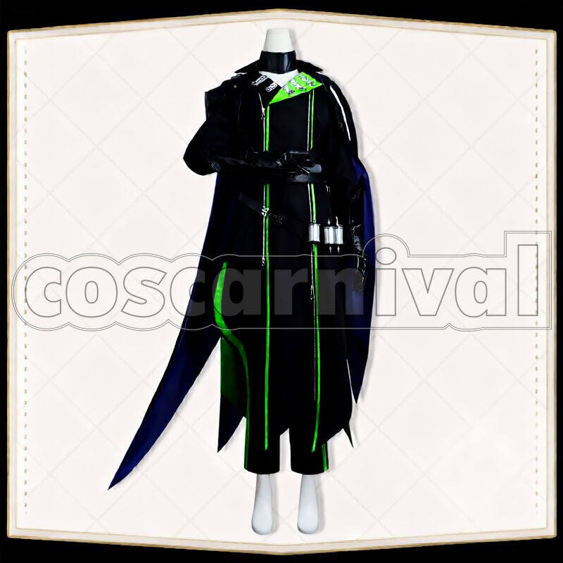 Draconia Diasomnia Dorm Uniform Cosplay cosplay costume from Disney Twisted-Wonderland Malleus, front view 2